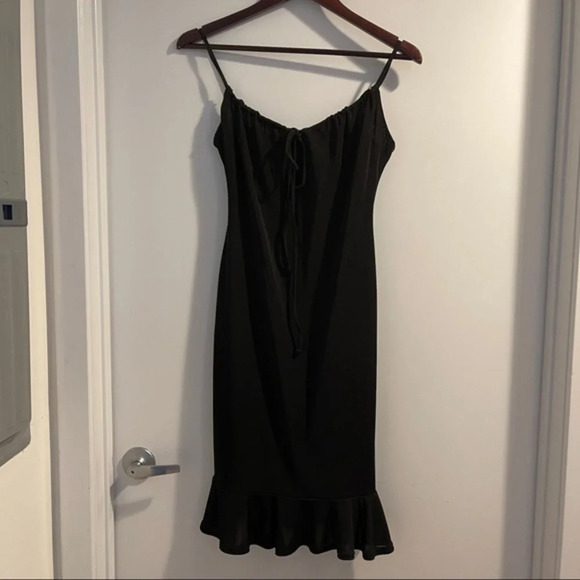 Dress black Petite robe noir M adjustable straps Diabless - Picture 1 of 5